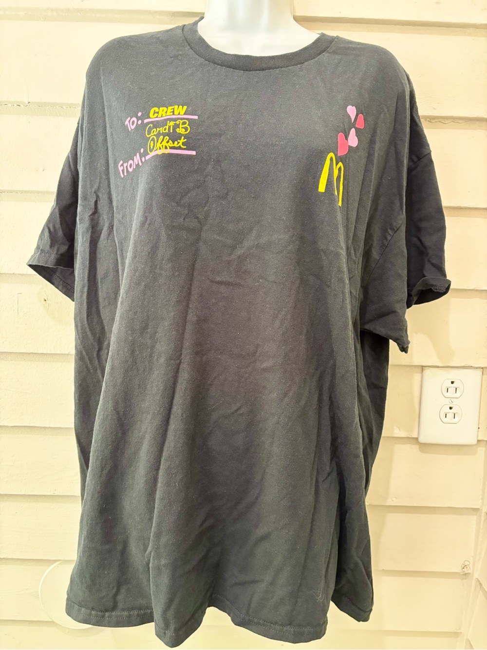 McDonald’s Cardi B x Offeset Employee Tee Shirt Plus Size Unisex